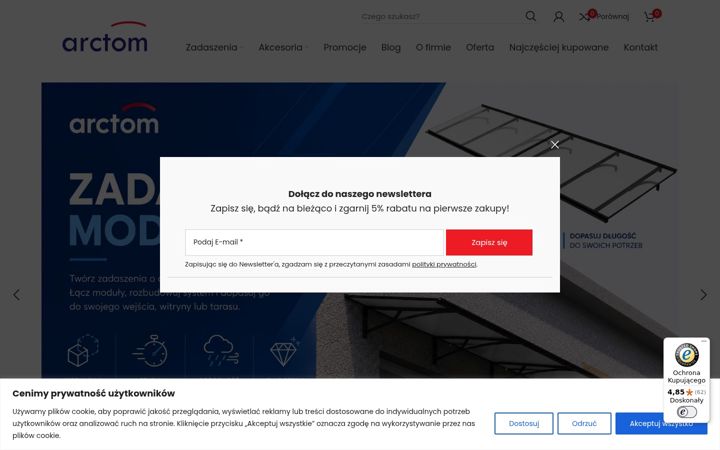 Snimka zaslona za arctom.pl