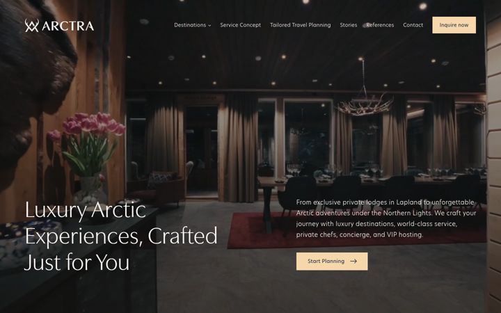 Captura de pantalla de arctradmc.fi