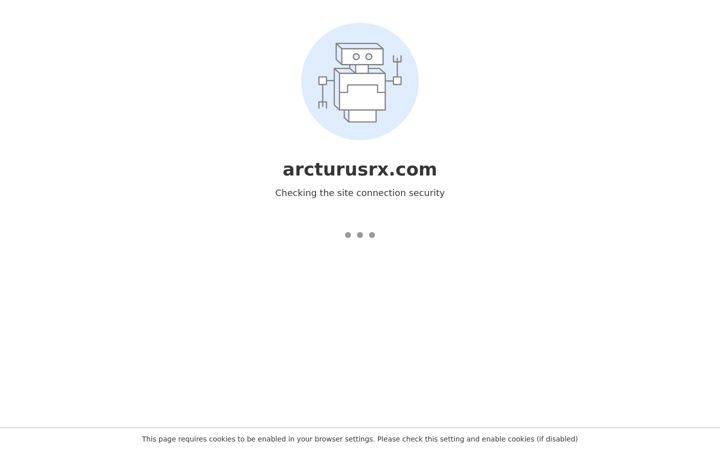 Capture d'écran de arcturusrx.com
