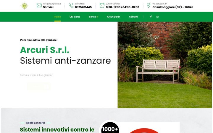 Posnetek zaslona arcuripulizie.it