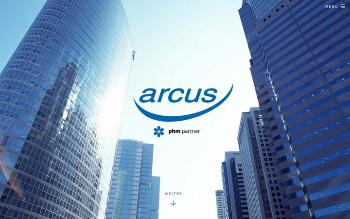 Captura de pantalla de arcus-service.de
