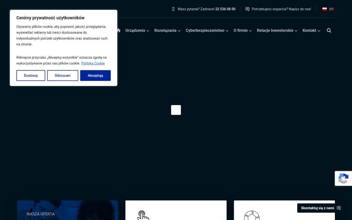 Captura de pantalla de arcus.pl