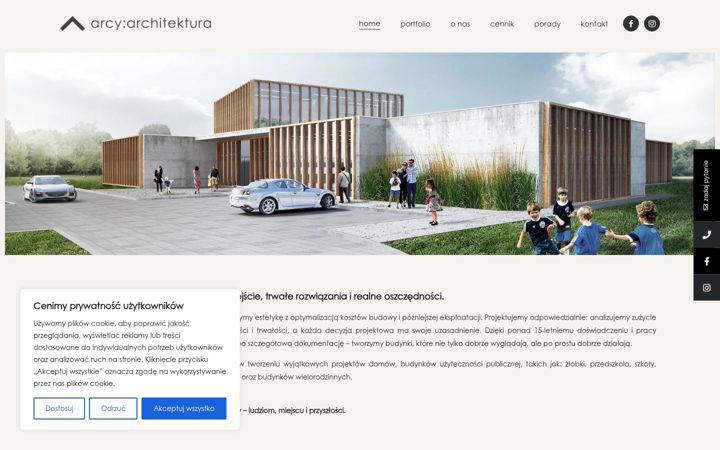 Screenshot του arcy.com.pl