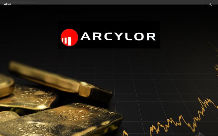 Captură de ecran a arcylor.com