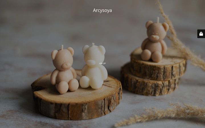 Kuvakaappaus sivustosta arcysoya.pl