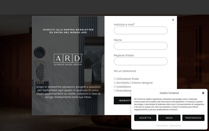 Screenshot του ard-italia.it