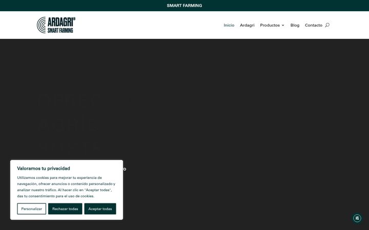Capture d'écran de ardagri.com