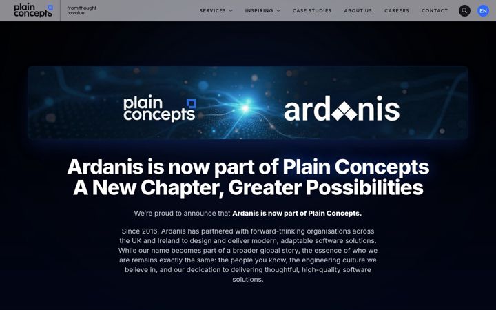 Ekrānuzņēmums no ardanis.com