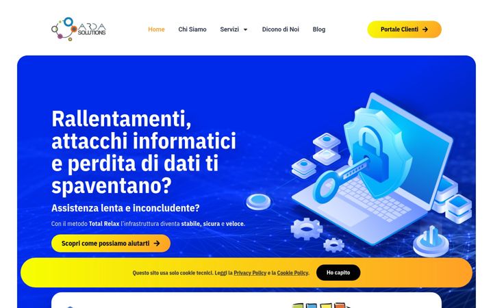 Екранна снимка на ardasolutions.com