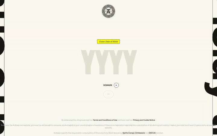 Screenshot of ardbeg.com