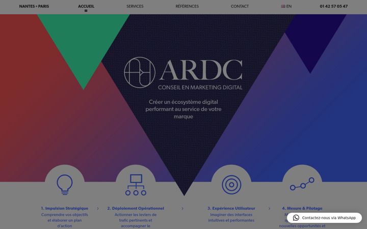 Screenshot of ardc.fr