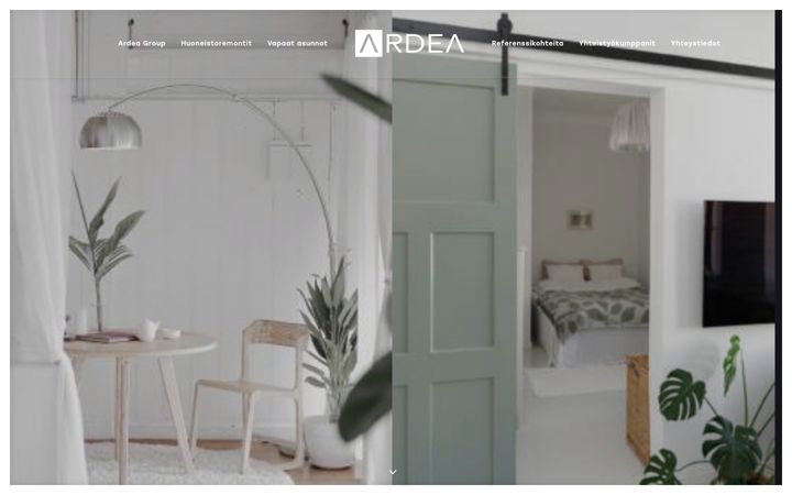 Screenshot of ardea.fi