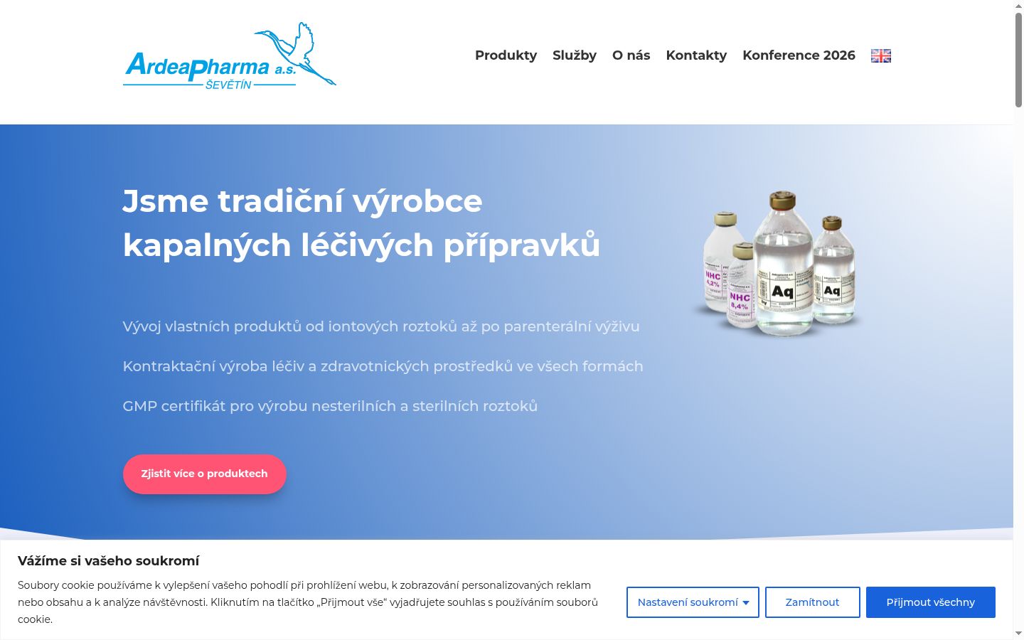 Posnetek zaslona pasice za privolitev, prikazane pred kakršno koli interakcijo