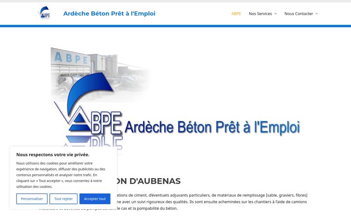 Captura de pantalla de ardeche-beton.fr