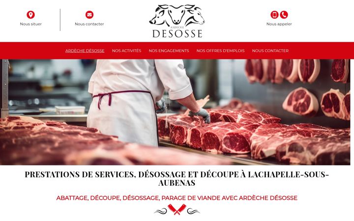 Captura de pantalla de ardeche-desosse.fr