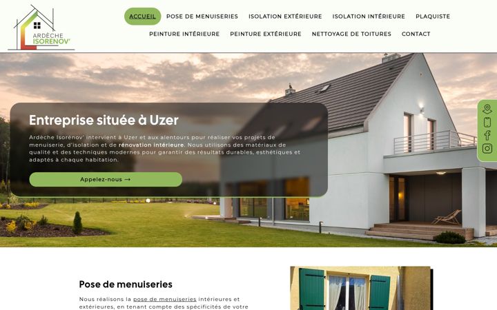 Screenshot von ardeche-isorenov.fr