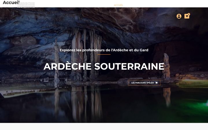 Screenshot von ardeche-souterraine.com
