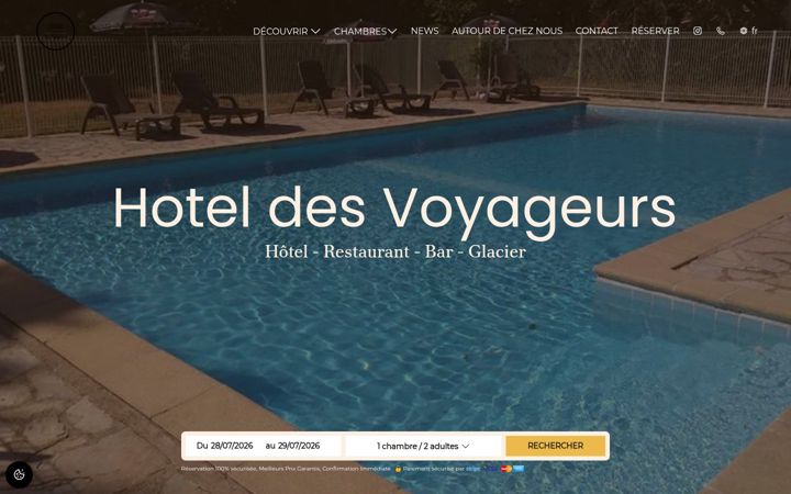 Snimka zaslona za ardechotel.com
