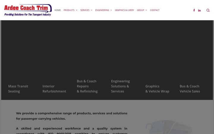 Screenshot ta' ardeecoachtrim.com