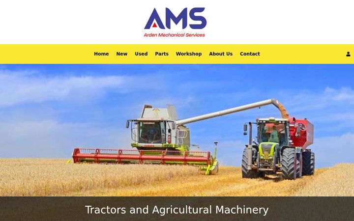 Skärmbild av ardenmechanical.co.uk