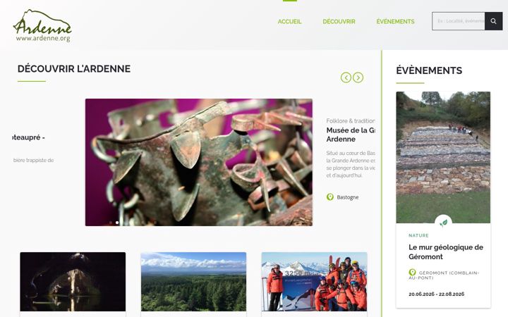 Screenshot του ardenne.org
