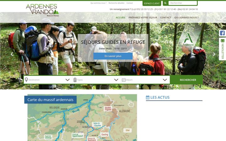 Screenshot of ardennes-rando.com