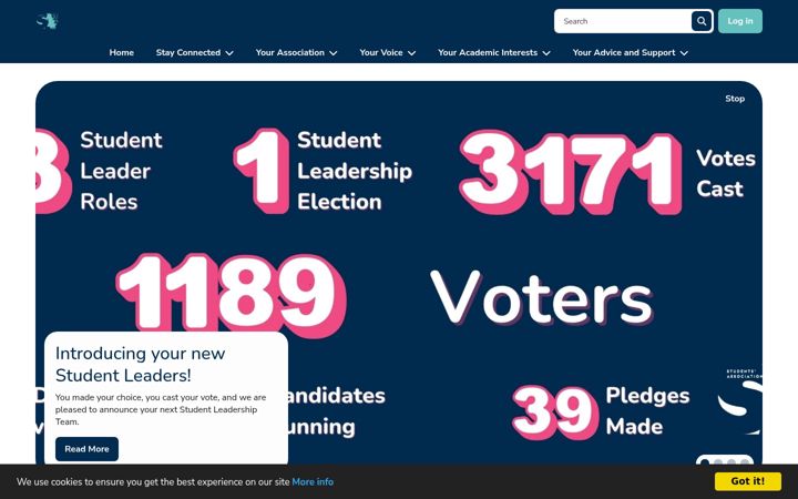 Skärmbild av ardenstudents.org