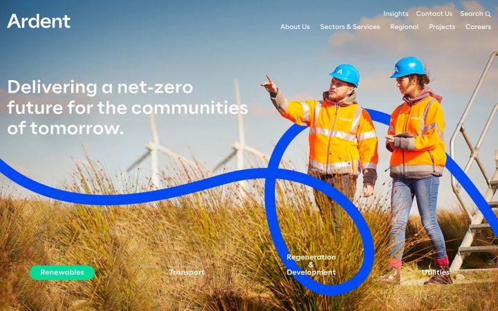 Screenshot του ardent-management.com
