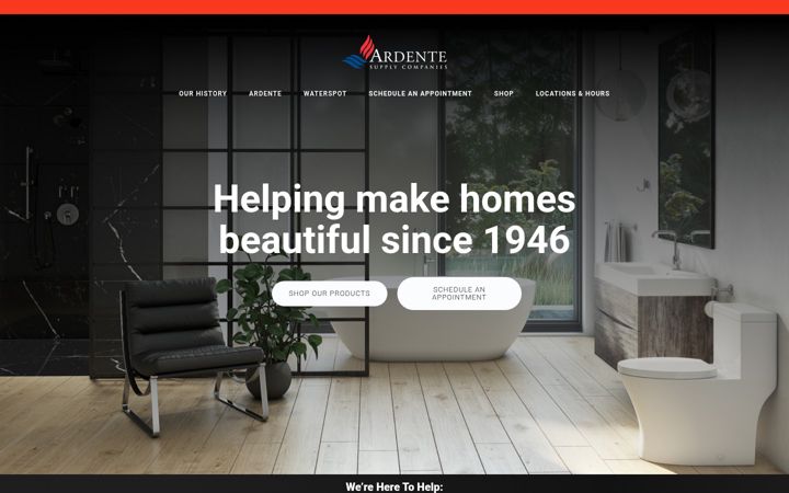 Screenshot of ardente.com