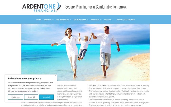 Zrzut ekranu ardentone.com