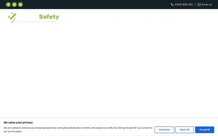 Ekrānuzņēmums no ardentsafety.co.uk