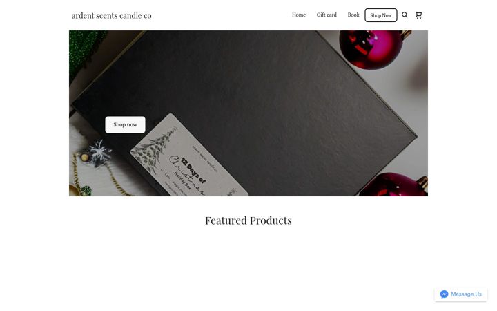 Zrzut ekranu ardentscents.com