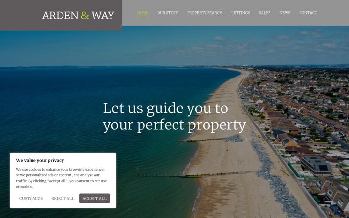 Ekrānuzņēmums no ardenway.co.uk