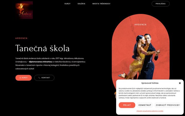 Ekrānuzņēmums no ardenza.sk