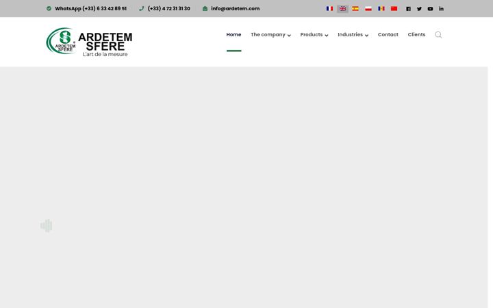 Capture d'écran de ardetem-sfere.com