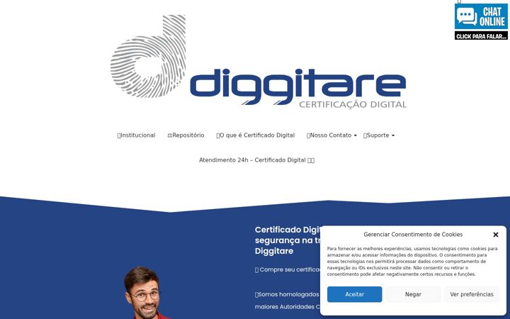 Captura de pantalla de ardiggitare.com.br