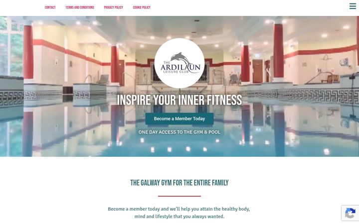 Snimka zaslona za ardilaunleisureclub.ie
