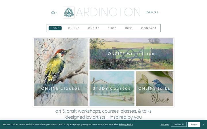Captură de ecran a ardingtonschool.com