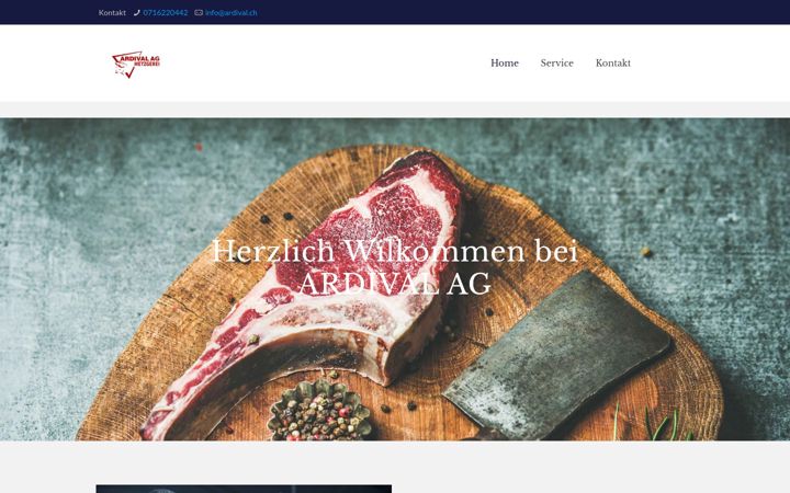 Ekrano kopija ardival.ch
