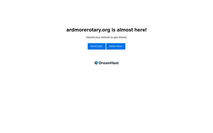 Skjermbilde av ardmorerotary.org