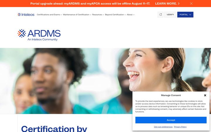 Képernyőkép: ardms.org