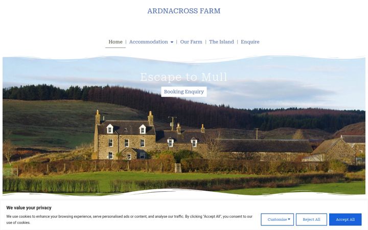 Captură de ecran a ardnacross.com