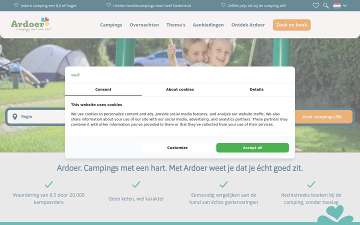Screenshot of ardoer.com