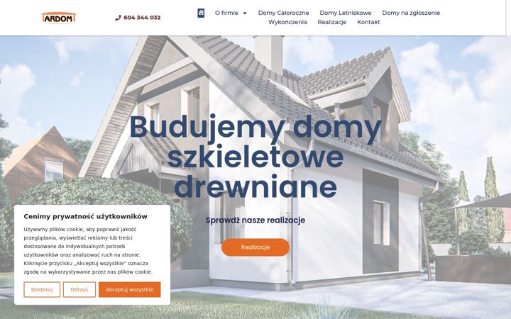 Screenshot του ardom.com.pl