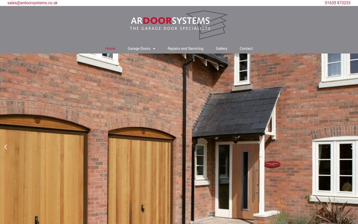 Screenshot του ardoorsystems.co.uk