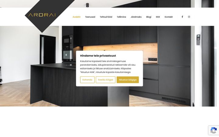 Screenshot of ardrai.ee