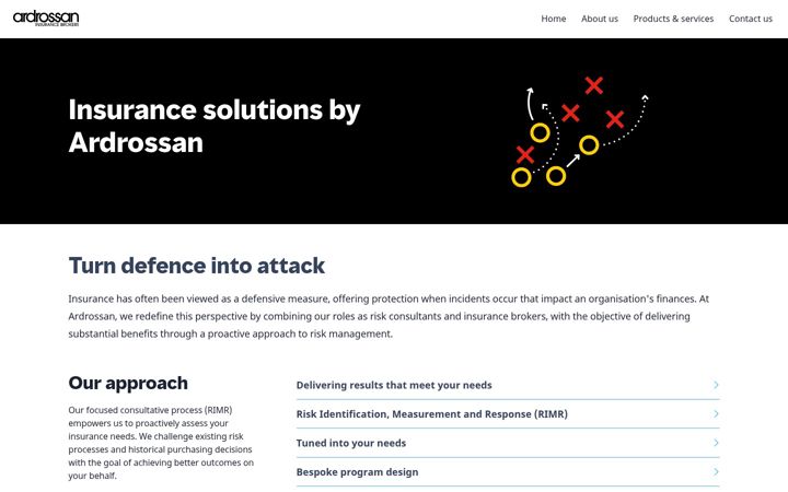 Screenshot of ardrossaninsurance.com.au