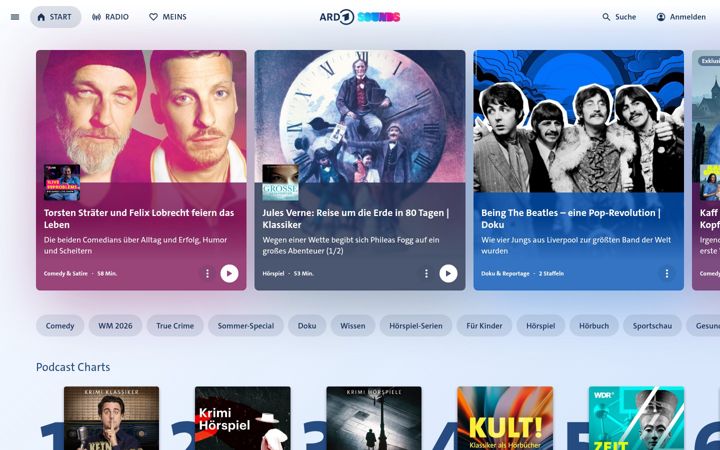 Screenshot di ardsounds.de