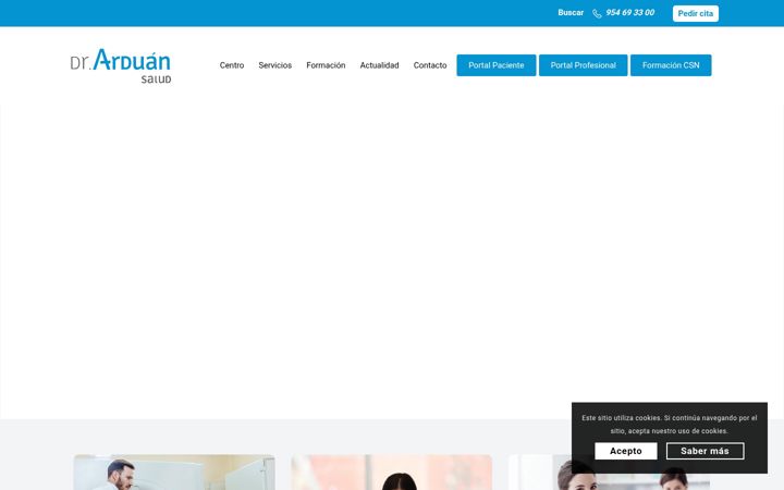 Screenshot van arduansalud.com