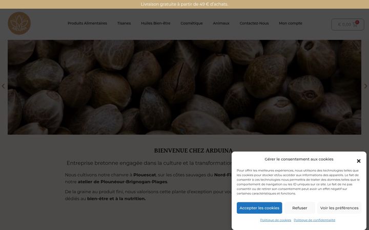 Képernyőkép: arduina.bio